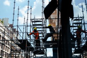 Scaffold collapse at a worksite in Atlanta, GA
