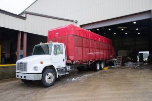 Motor vehicle collision at a worksite